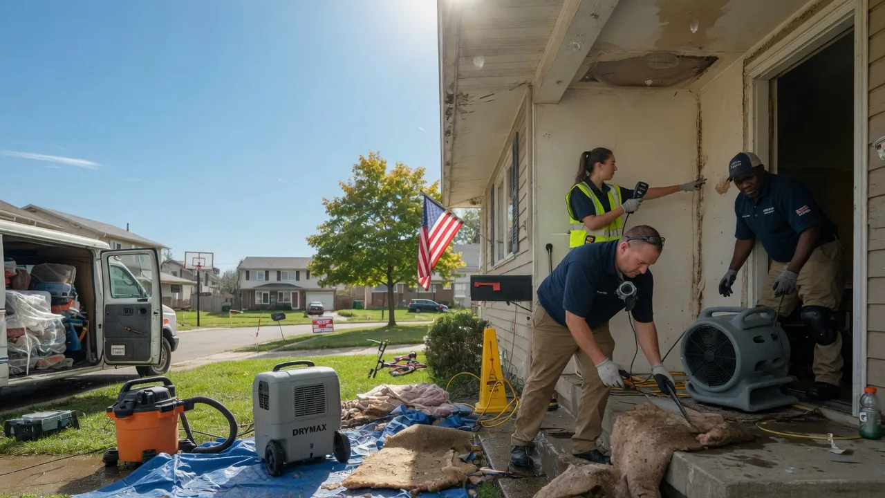 Water Damage Restoration in Flora, IL near me
